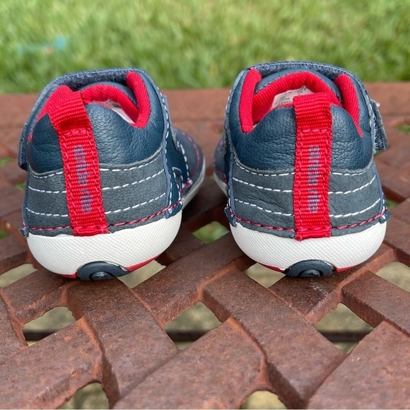 STRIDE Rite Soft Motion Cameron Sneakers In Navy Size 3W - Picture 11 of 12